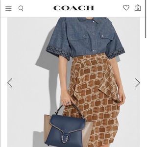 Brand new Coach Courier Carryall in Colorblock